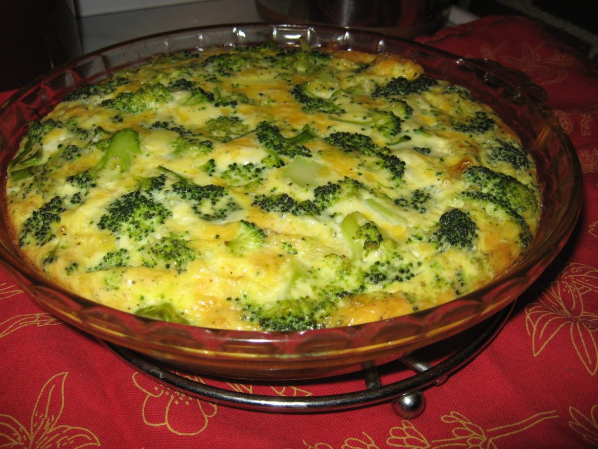 Crustless Broccoli Quiche Delish Club