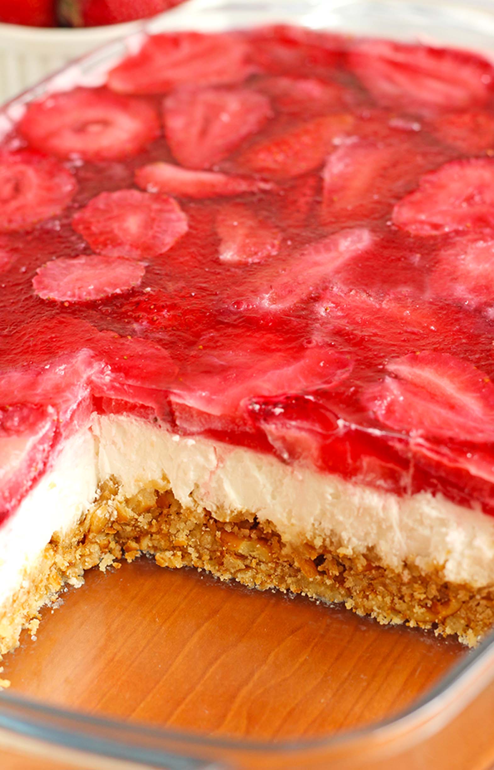 Strawberry Pretzel Dessert Delish Club