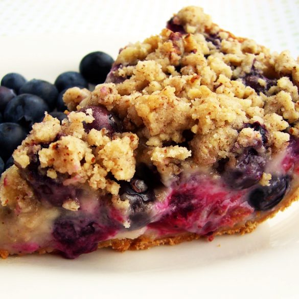 BLUEBERRY SOUR CREAM PIE Blueberry Cream Pie