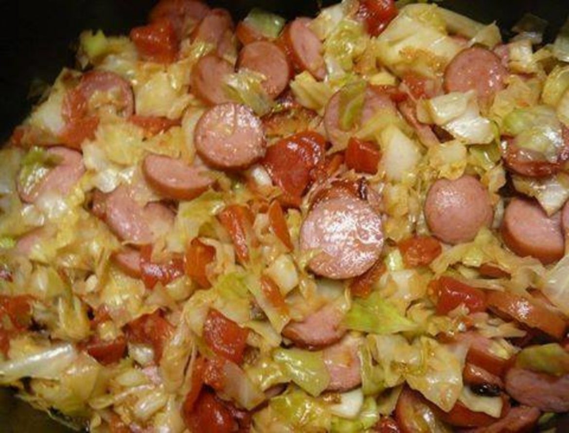 CABBAGE AND SAUSAGES RECIPE Delish Club