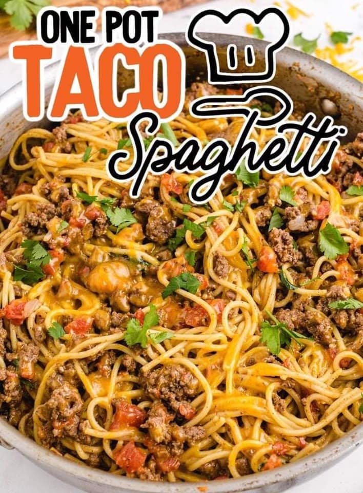 One-Pot Taco Spaghetti