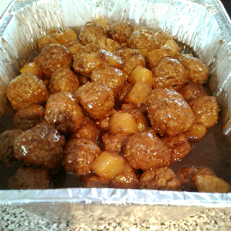 Slow Cooker Pineapple Barbecue Meatballs
