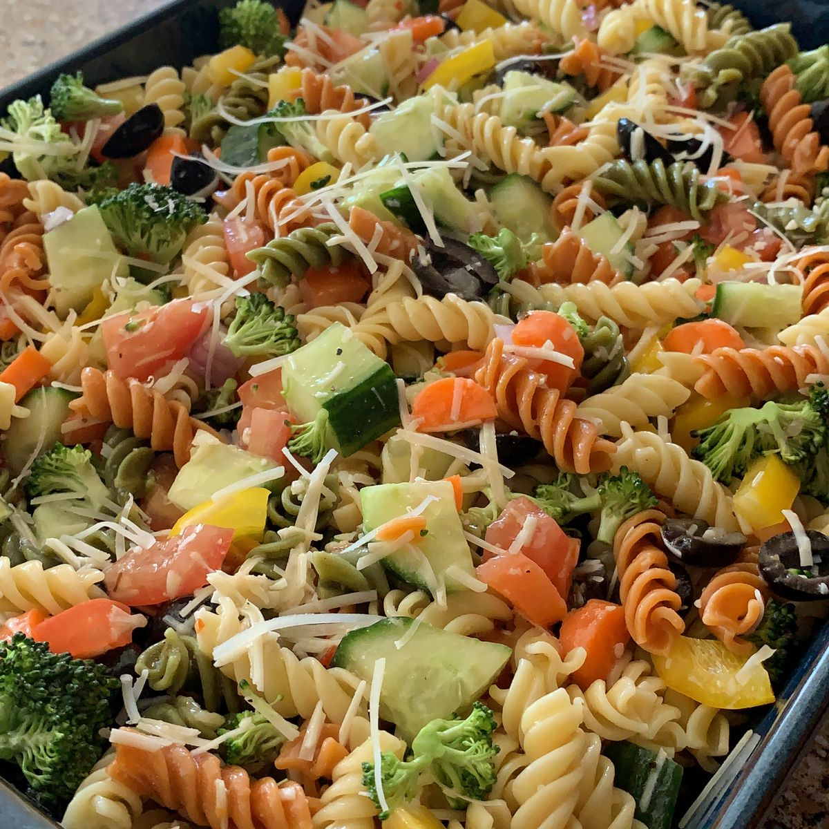 Garden Pasta Salad: The Perfect Meal For Summer! • Delish Club