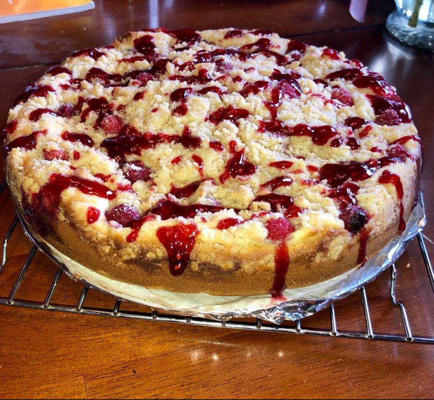 Raspberry Cream Cheese Coffee Cake Delish Club
