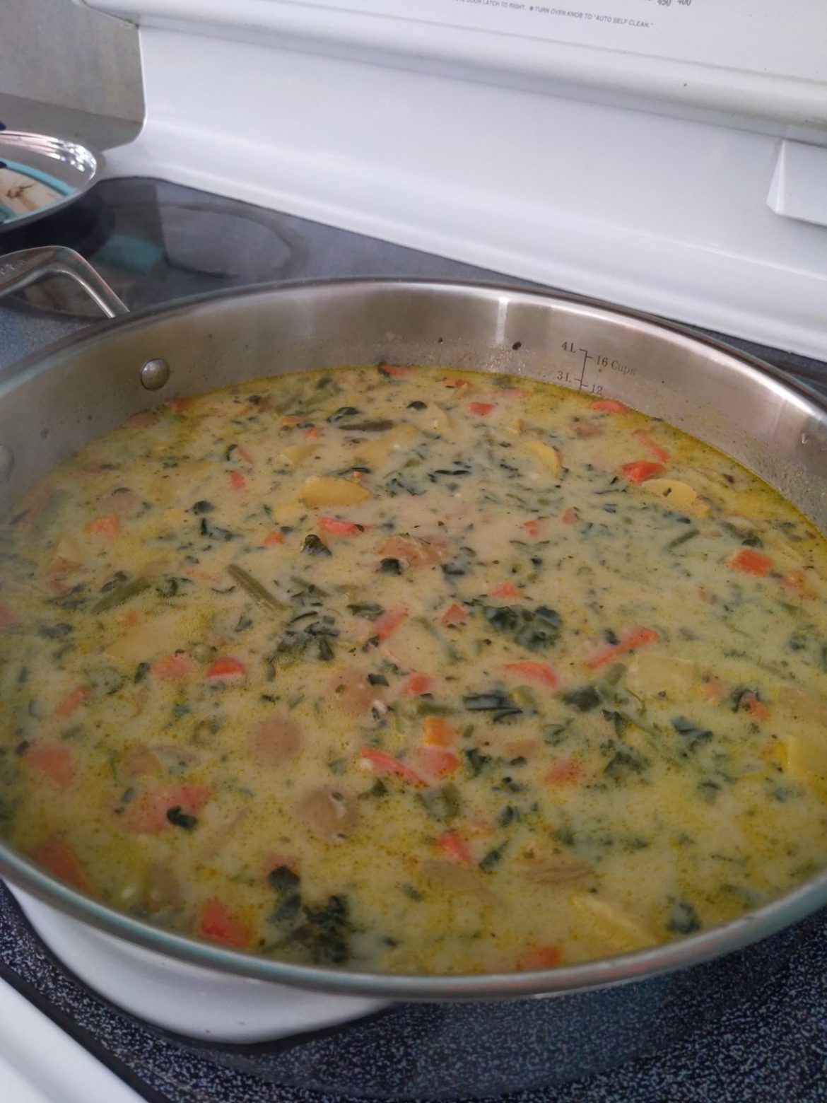 Creamy Vegetable Soup Recipe Delish Club