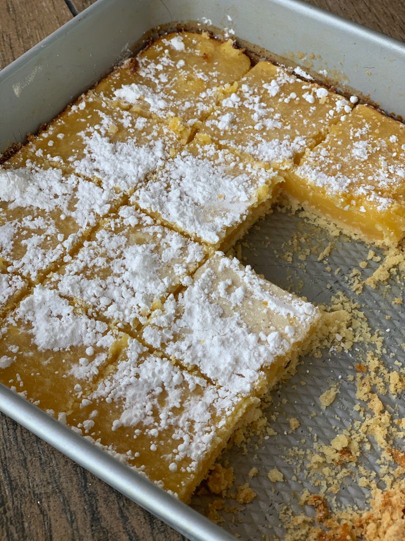 SUPER EASY LEMON BARS Delish Club